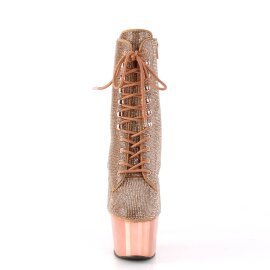Pleaser ADORE-1020CHRS Botín Plataforma Metalizado...