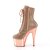 Pleaser ADORE-1020CHRS Botín Plataforma Metalizado Dorado EU-35 / US-5