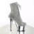 Pleaser ADORE-1020CHRS Botín Plataforma Metalizado Plata EU-40 / US-10