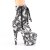 Pleaser ADORE-1020DP Botín Plataforma Negro Blanco EU-35 / US-5