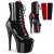 Pleaser ADORE-1020FH Botín Plataforma Charol Negro EU-43 / US-13