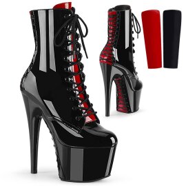 Pleaser ADORE-1020FH Botín Plataforma Charol Negro...