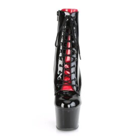 Pleaser ADORE-1020FH Botín Plataforma Charol Negro...