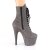 Pleaser ADORE-1020FS Botín Plataforma Ante Sintético Gris EU-35 / US-5