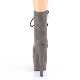 Pleaser ADORE-1020FS Botín Plataforma Ante Sintético Gris EU-36 / US-6