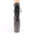 Pleaser ADORE-1020FS Botín Plataforma Ante Sintético Gris EU-36 / US-6