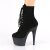 Pleaser ADORE-1020FSMG Botín Plataforma Ante Sintético Purpurina Negro EU-37 / US-7