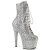 Pleaser ADORE-1020GWR Botín Plataforma Purpurina Plata EU-35 / US-5
