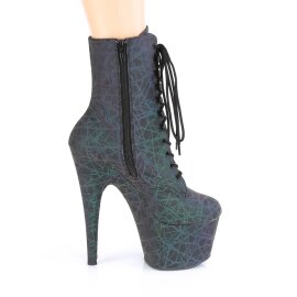 Pleaser ADORE-1020REFL Botín Plataforma Reflexión Negro EU-42 / US-12