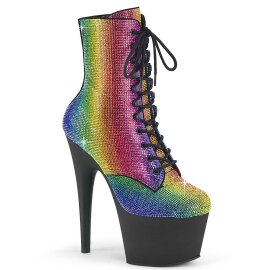 Pleaser ADORE-1020RS Botín Plataforma Metalizado Multicolor EU-35 / US-5