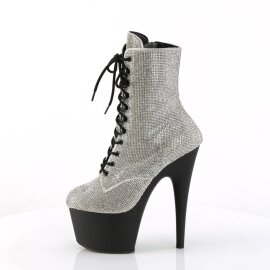 Pleaser ADORE-1020RS Botín Plataforma Metalizado Plata EU-40 / US-10