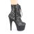 Pleaser ADORE-1020SPLAT Botín Plataforma Holo Terciopelo Multicolor EU-37 / US-7