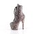 Pleaser ADORE-1020SPWR Botín Plataforma Serpiente Rosa Claro EU-42 / US-12