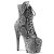 Pleaser ADORE-1020SPWR Botín Plataforma Serpiente Negro Blanco EU-35 / US-5