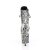 Pleaser ADORE-1020SPWR Botín Plataforma Serpiente Negro Blanco EU-35 / US-5