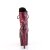 Pleaser ADORE-1020SPWR Botín Plataforma Serpiente Rosa EU-35 / US-5
