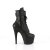 Pleaser ADORE-1020STR Botín Plataforma Cuero Sintético Negro EU-38 / US-8