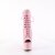 Pleaser ADORE-1021 Botín Plataforma Cuero Sintético Rosa Claro EU-41 / US-11