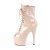 Pleaser ADORE-1021 Botín Plataforma Charol Beige EU-41 / US-11