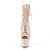 Pleaser ADORE-1021 Botín Plataforma Charol Beige EU-36 / US-6