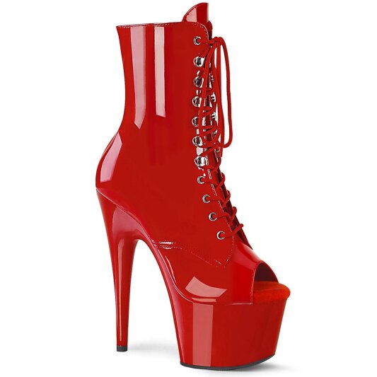 Pleaser ADORE-1021 Botín Plataforma Charol Rojo EU-38 / US-8