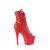 Pleaser ADORE-1021 Botín Plataforma Cuero Sintético Rojo EU-39 / US-9
