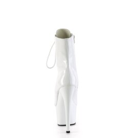 Pleaser ADORE-1021 Botín Plataforma Charol Blanco EU-43 / US-13