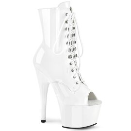 Pleaser ADORE-1021 Botín Plataforma Charol Blanco...