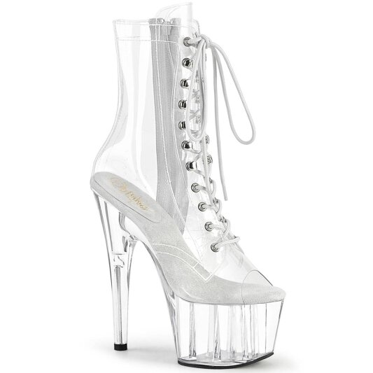 Pleaser ADORE-1021C Botín Plataforma Transparente EU-36 / US-6