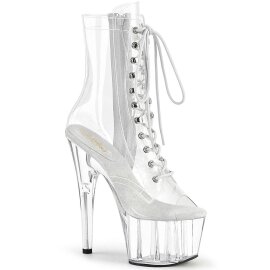 Pleaser ADORE-1021C Botín Plataforma Transparente EU-36 / US-6