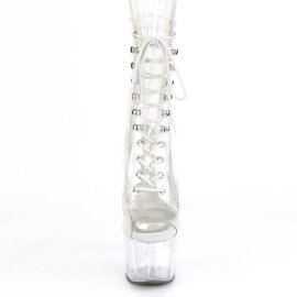Pleaser ADORE-1021C Botín Plataforma Transparente...
