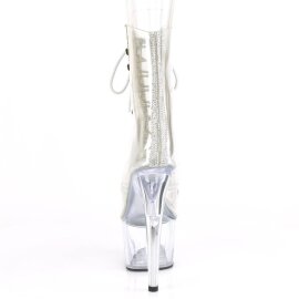 Pleaser ADORE-1021C-2 Botín Plataforma Metalizado Transparente EU-39 / US-9
