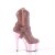 Pleaser ADORE-1029CHRS Botín Plataforma Metalizado Rosa Claro EU-40 / US-10