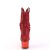 Pleaser ADORE-1029CHRS Botín Plataforma Metalizado Rojo EU-36 / US-6