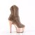 Pleaser ADORE-1029CHRS Botín Plataforma Metalizado Oro Rosado Claro EU-35 / US-5