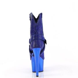 Pleaser ADORE-1029CHRS Botín Plataforma Metalizado Azul EU-35 / US-5