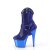 Pleaser ADORE-1029CHRS Botín Plataforma Metalizado Azul EU-38 / US-8