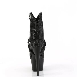 Pleaser ADORE-1029RS Botín Plataforma Metalizado Negro EU-38 / US-8