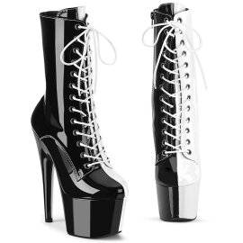 Pleaser ADORE-1040TT Botín Plataforma Charol Negro...