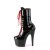 Pleaser ADORE-1040TT Botín Plataforma Charol Negro Rojo EU-35 / US-5