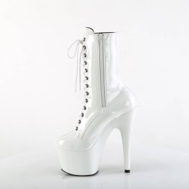 Pleaser ADORE-1040TT Botín Plataforma Charol Marrón Blanco EU-39 / US-9