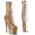 Pleaser ADORE-1040TT Botín Plataforma Charol Marrón Blanco EU-39 / US-9