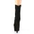 Pleaser ADORE-1042 Botín Plataforma Ante Sintético Negro EU-36 / US-6