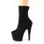 Pleaser ADORE-1042 Botín Plataforma Ante Sintético Negro EU-38 / US-8