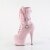 Pleaser ADORE-1043 Botín Plataforma Charol Rosa Claro EU-36 / US-6
