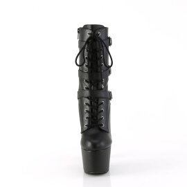 Pleaser ADORE-1043 Botín Plataforma Cuero Sintético Negro EU-37 / US-7