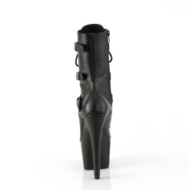 Pleaser ADORE-1043 Botín Plataforma Cuero Sintético Negro EU-37 / US-7