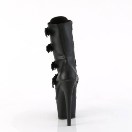 Pleaser ADORE-1046 Botín Plataforma Cuero Sintético Negro EU-40 / US-10