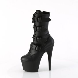 Pleaser ADORE-1046 Botín Plataforma Cuero Sintético Negro EU-37 / US-7