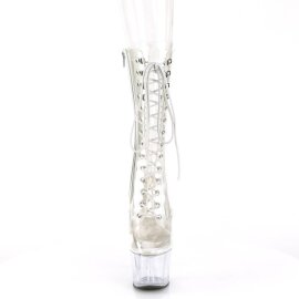 Pleaser ADORE-1050C Botín Plataforma Transparente...